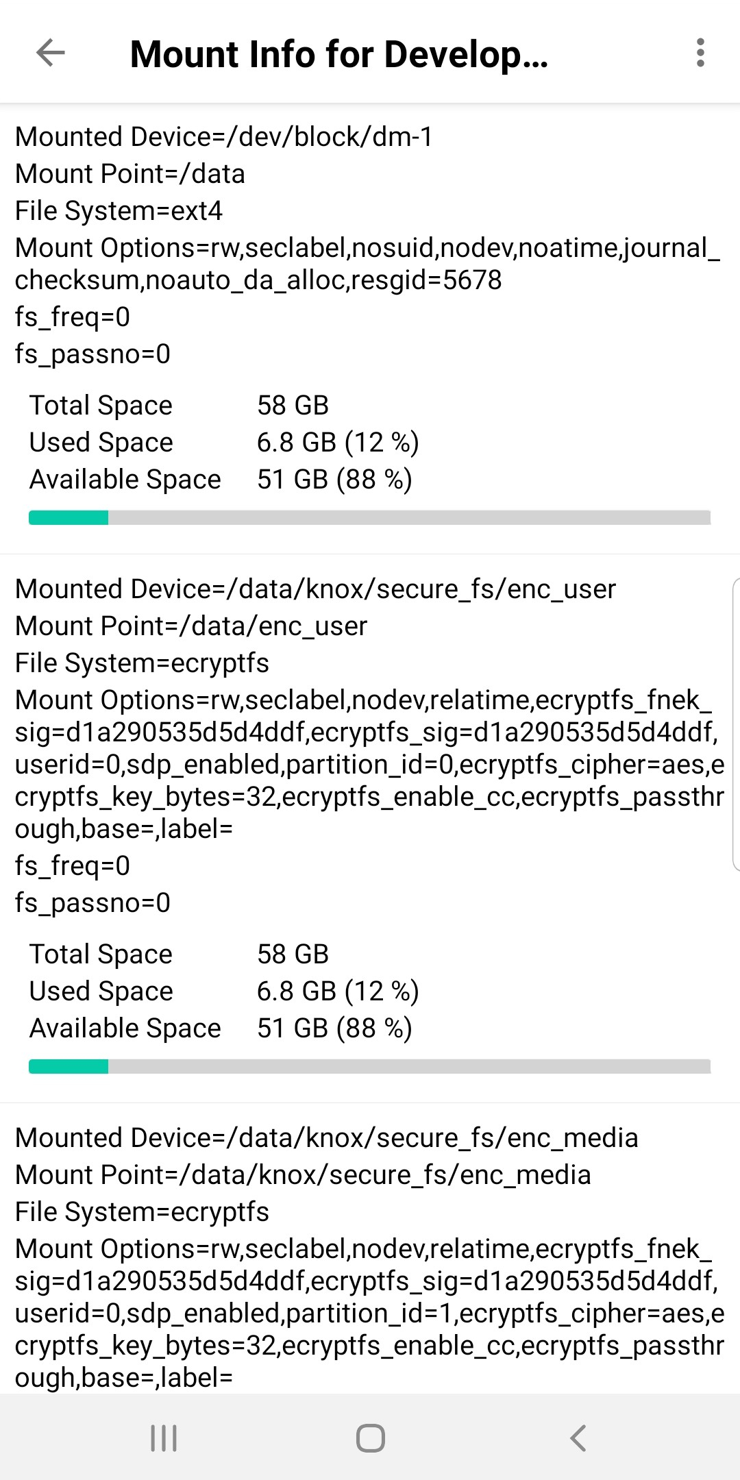 اسکرین شات 8 برنامه Android Development Info