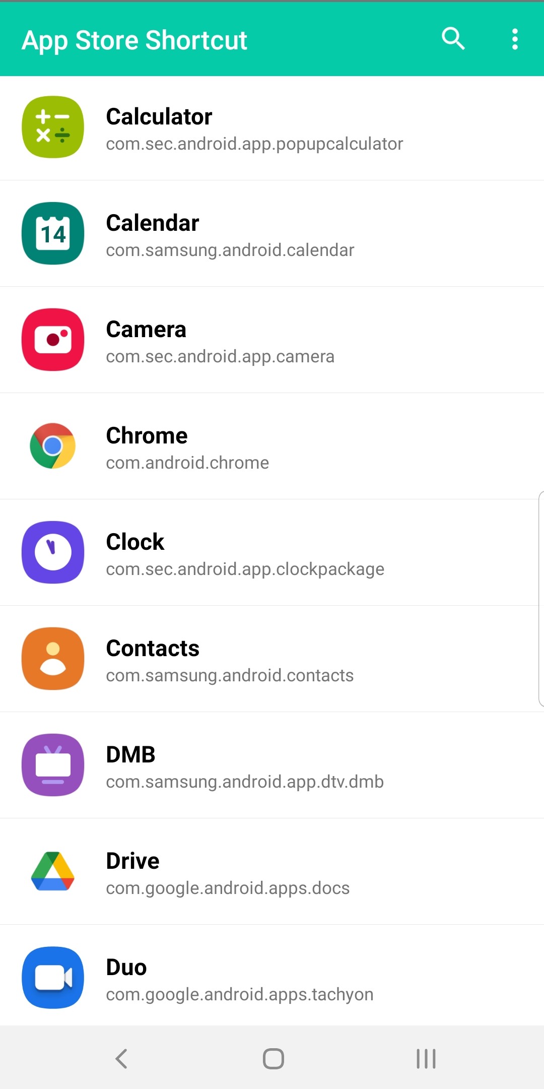 اسکرین شات 1 برنامه App Store Shortcut