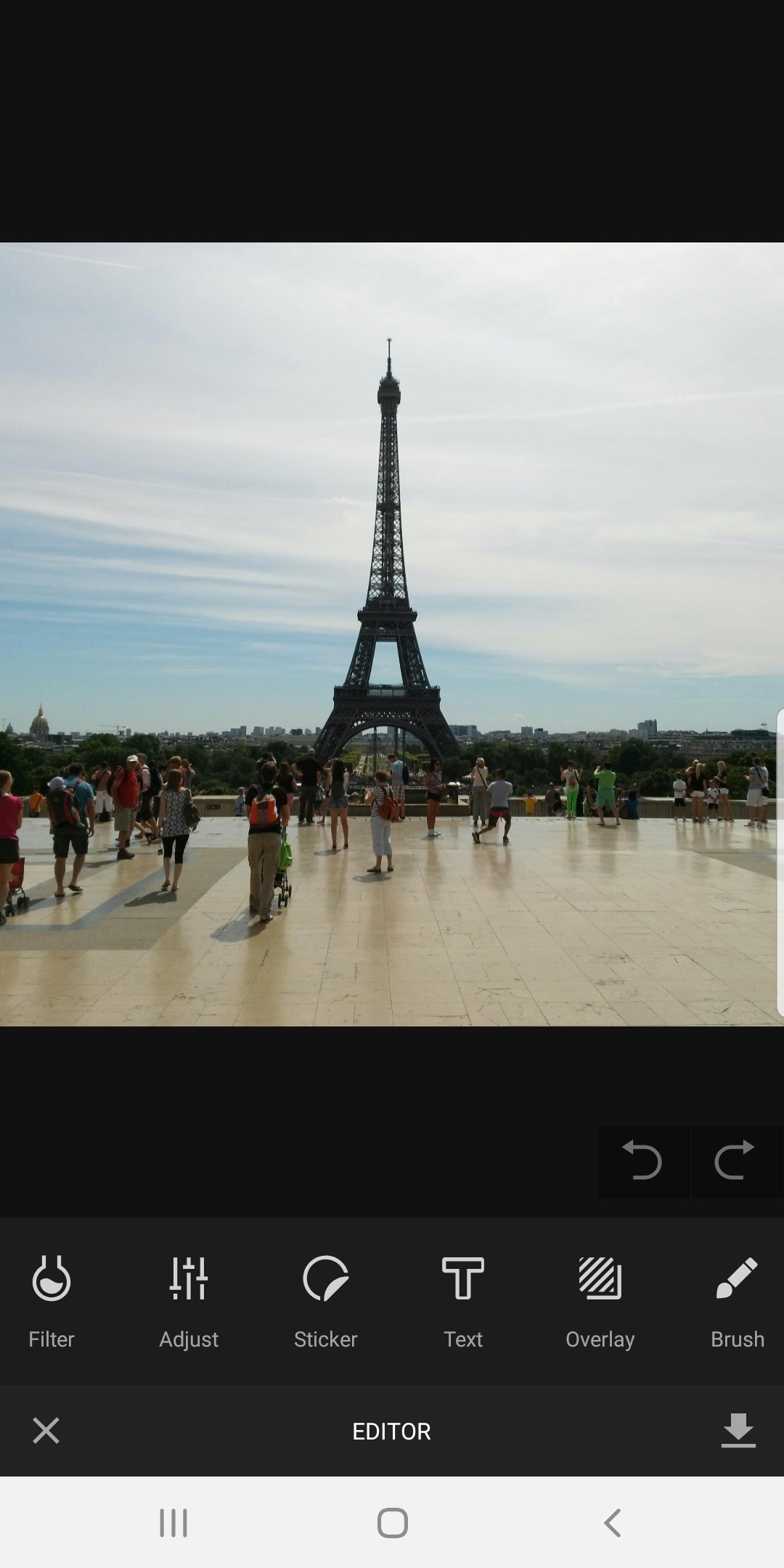 اسکرین شات 3 برنامه Crop Image - Photo Editor App