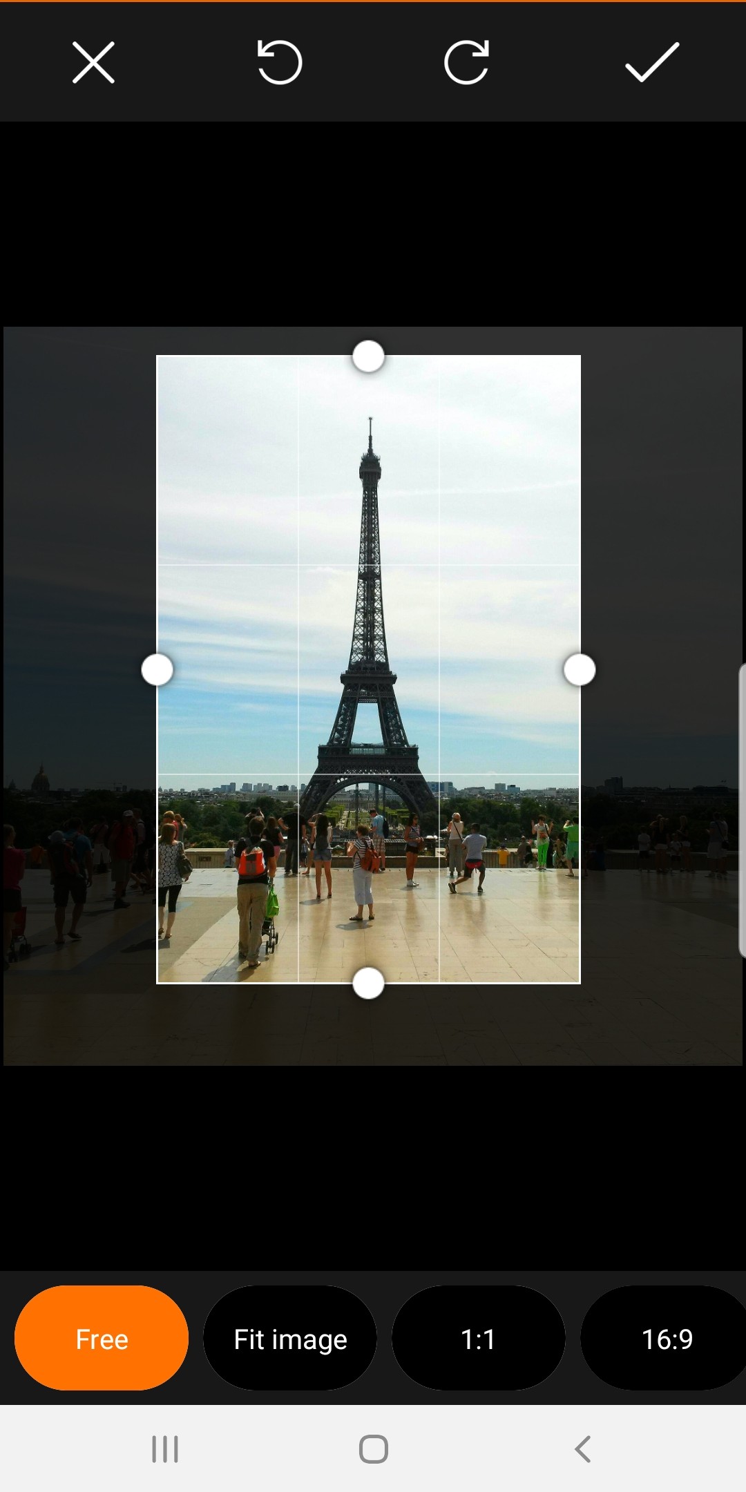 اسکرین شات 2 برنامه Crop Image Lite - برنامه برش ع