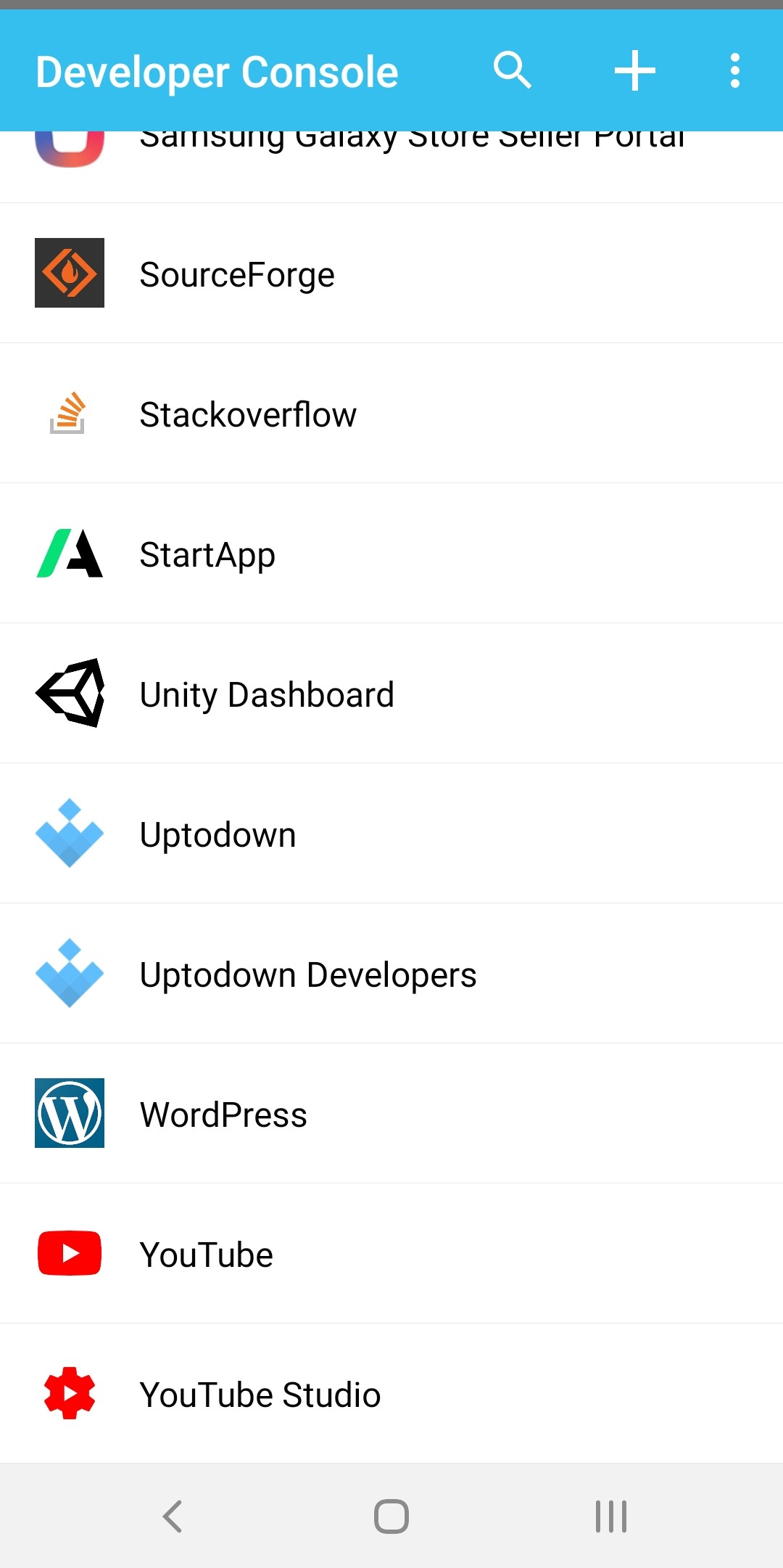 اسکرین شات 6 برنامه Developer Console