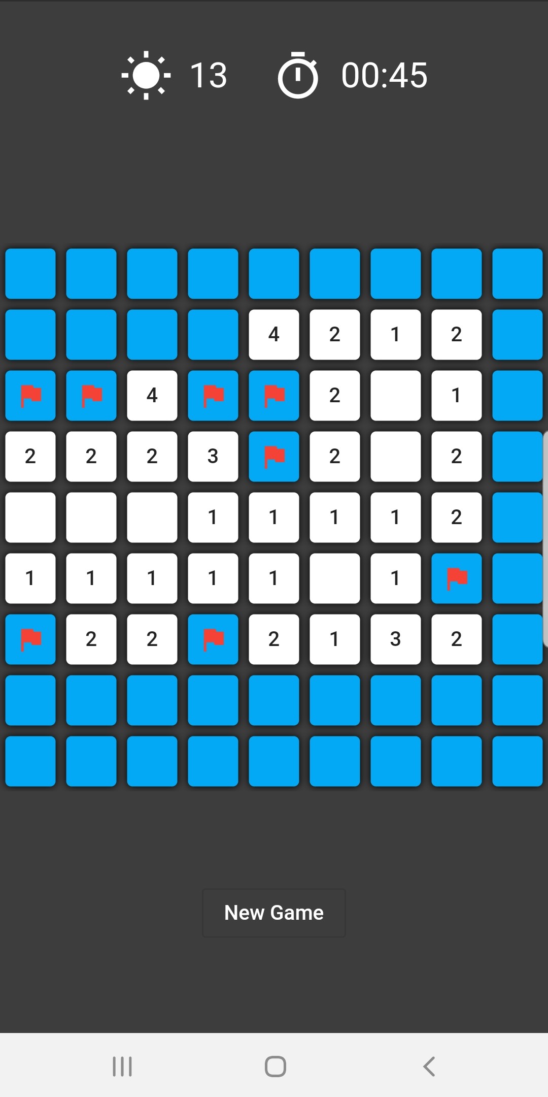 اسکرین شات 3 بازی Minesweeper