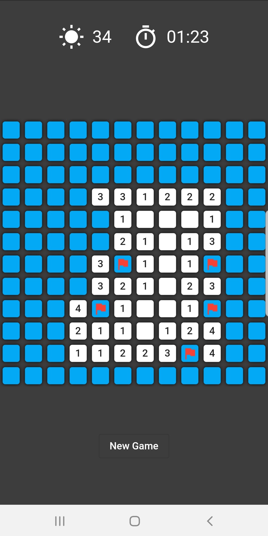 اسکرین شات 4 بازی Minesweeper
