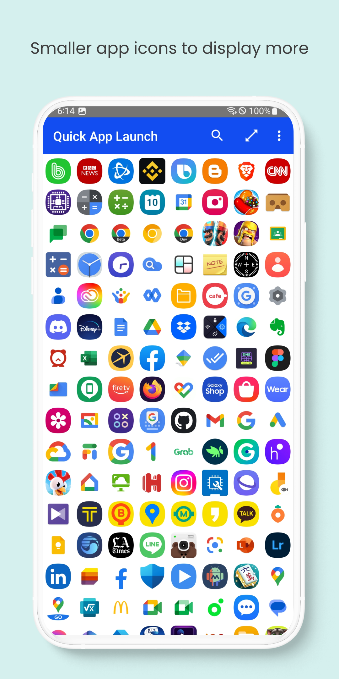 اسکرین شات 3 برنامه Quick App Launch