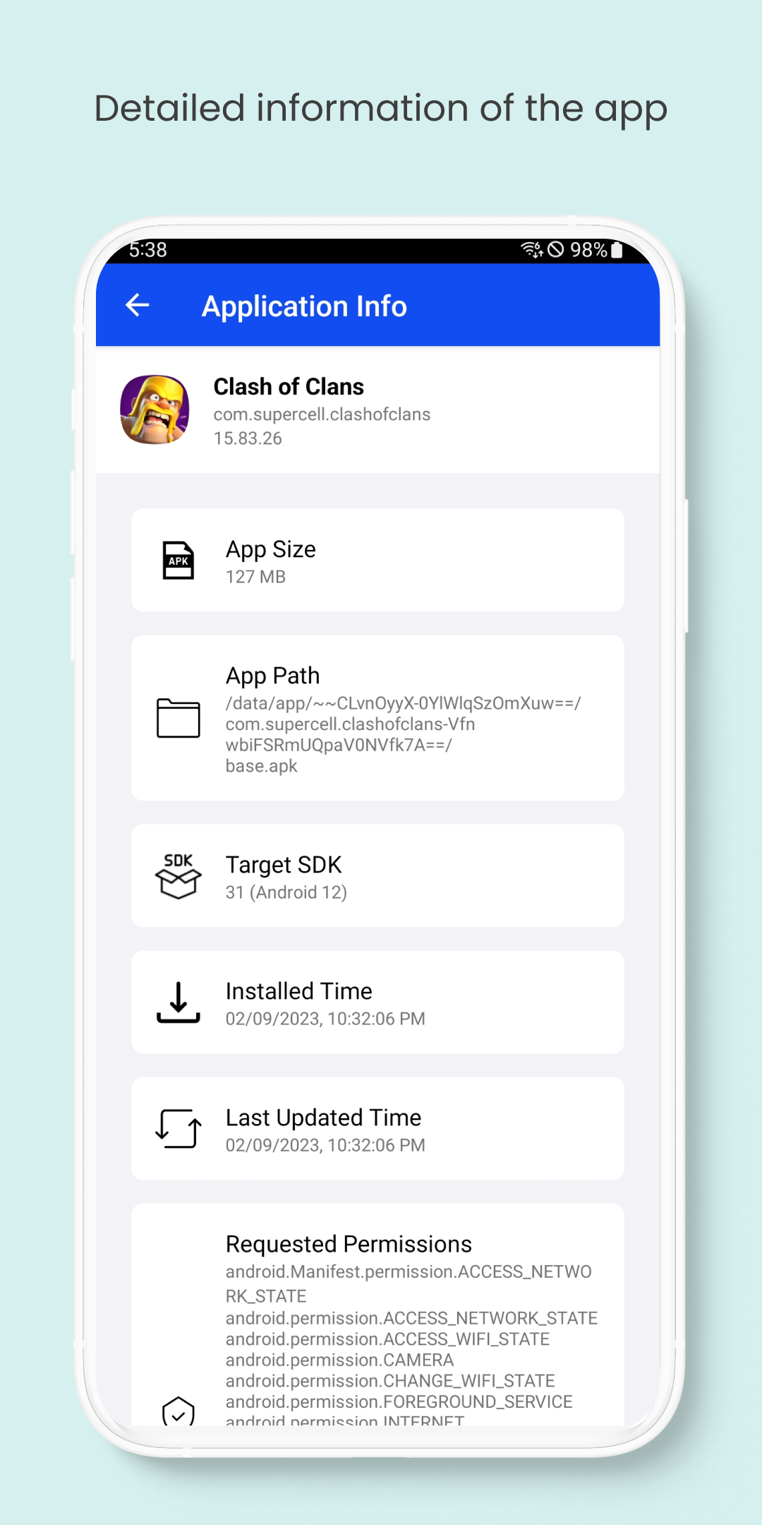 اسکرین شات 8 برنامه Quick App Launch