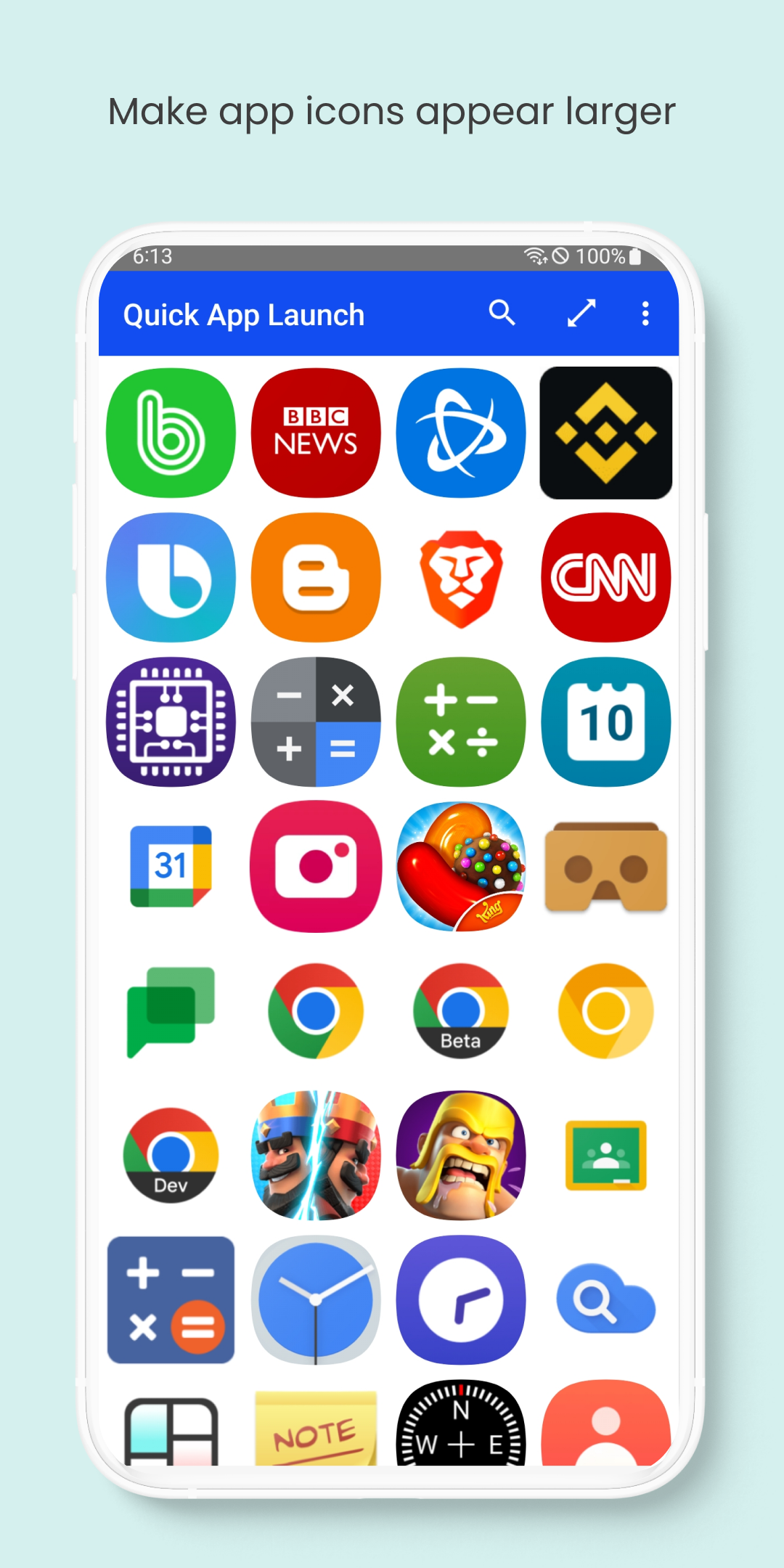 اسکرین شات 4 برنامه Quick App Launch