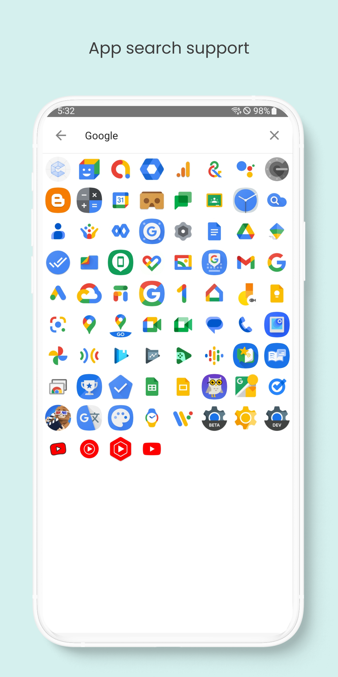 اسکرین شات 6 برنامه Quick App Launch