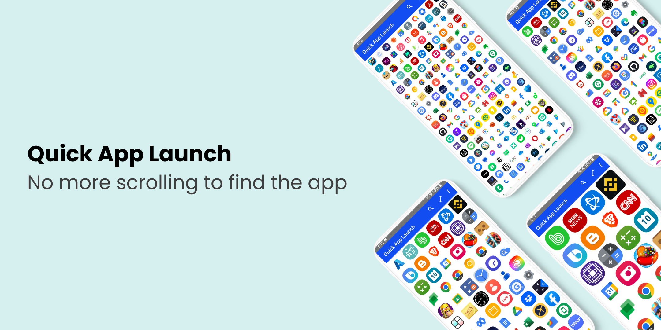 اسکرین شات 1 برنامه Quick App Launch