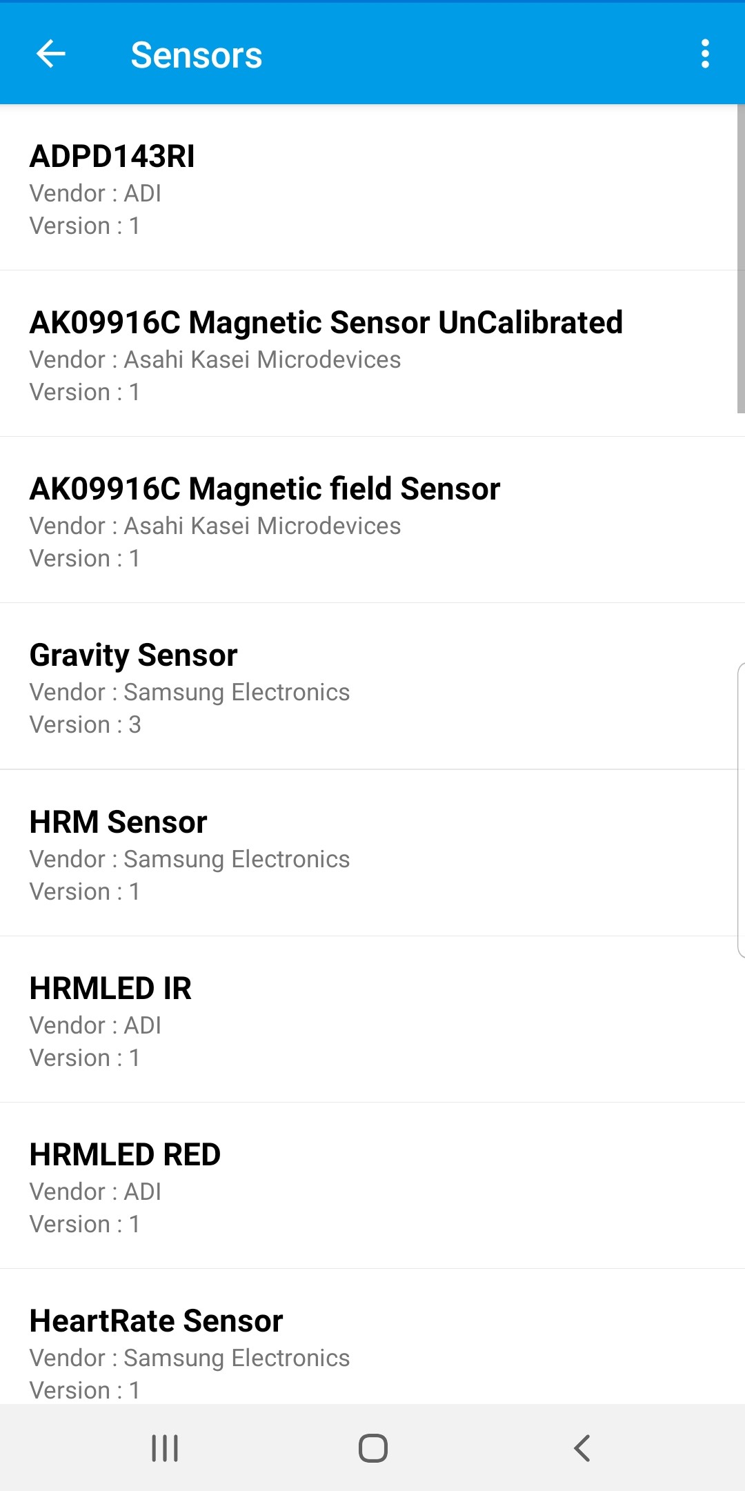 اسکرین شات 8 برنامه Android System Info