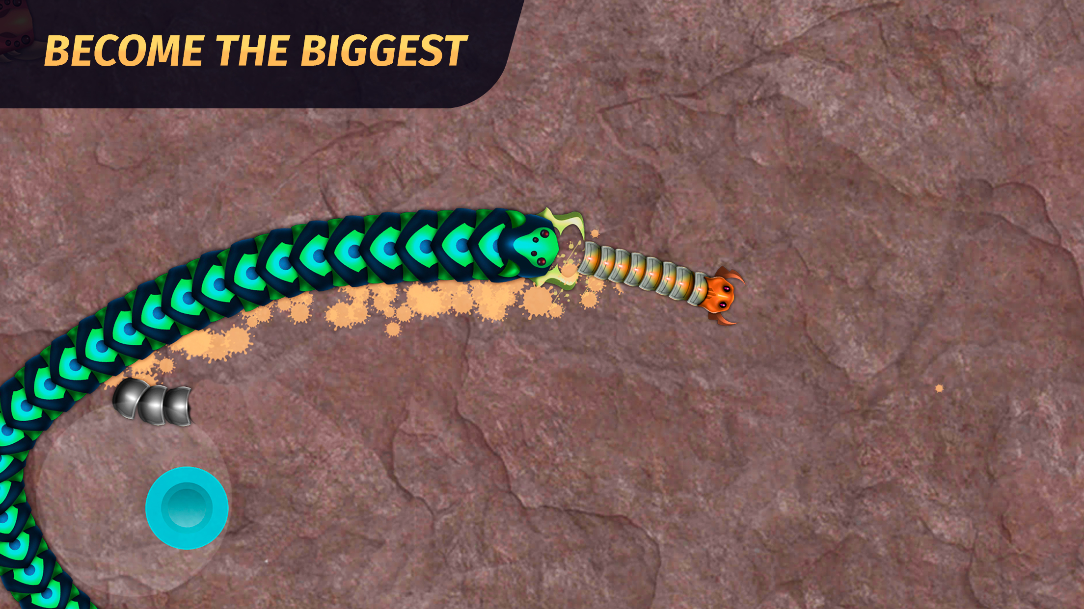 اسکرین شات 4 بازی Worm.io - Gusanos Battle
