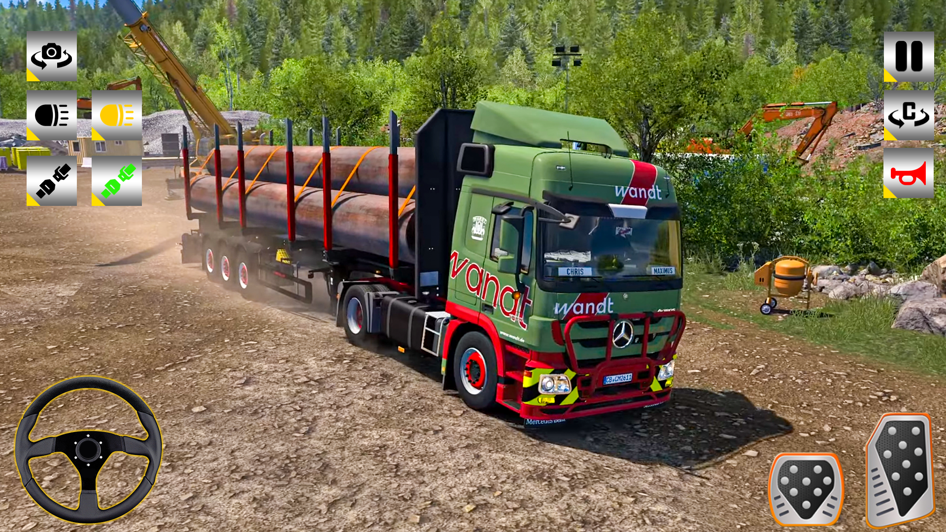 اسکرین شات 6 بازی Truck Driver Cargo 3D Game