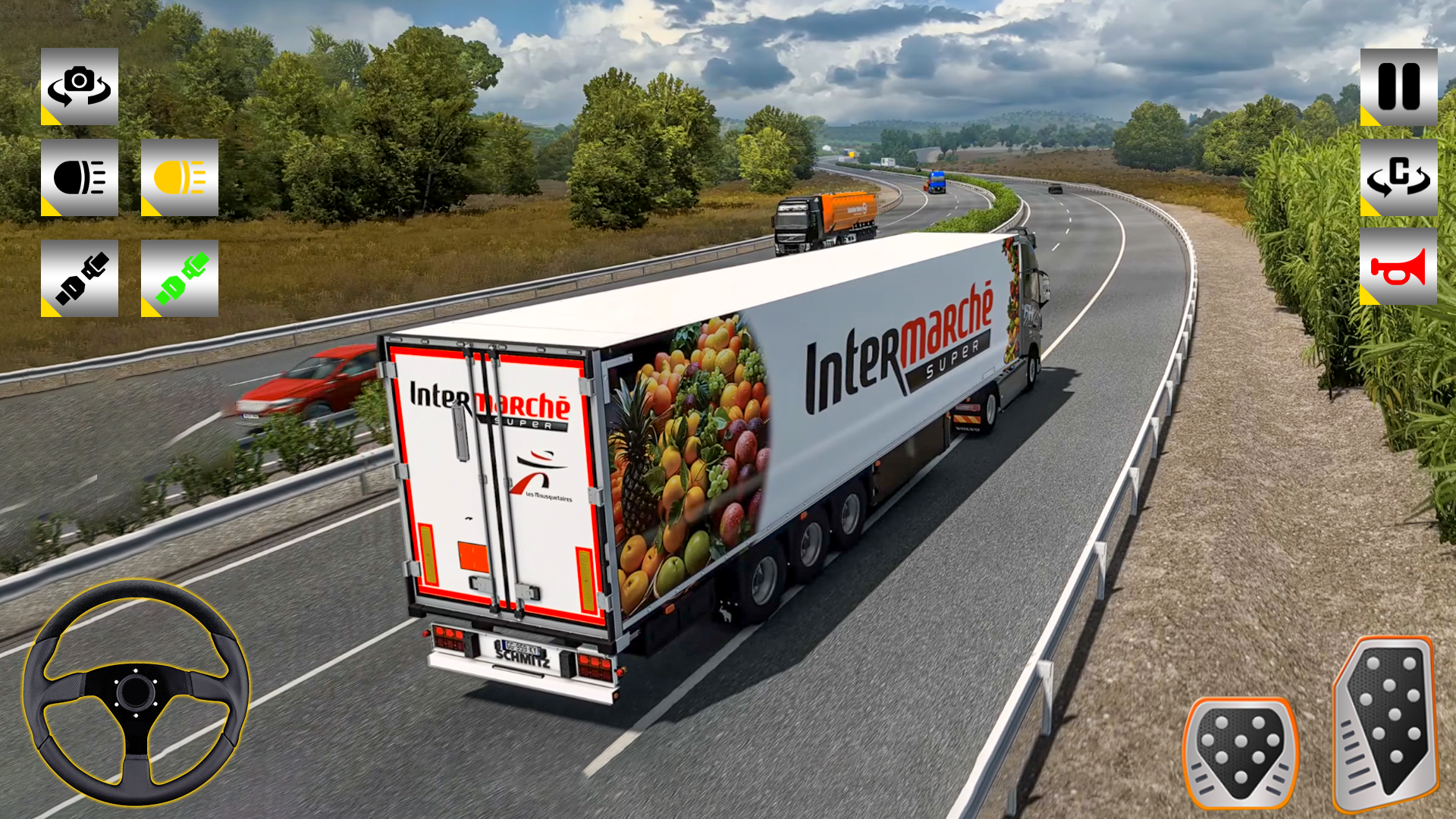 اسکرین شات 3 بازی Truck Driver Cargo 3D Game