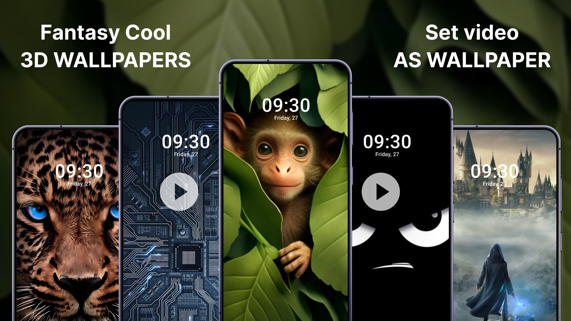 اسکرین شات 2 برنامه Video wallpaper Set Video