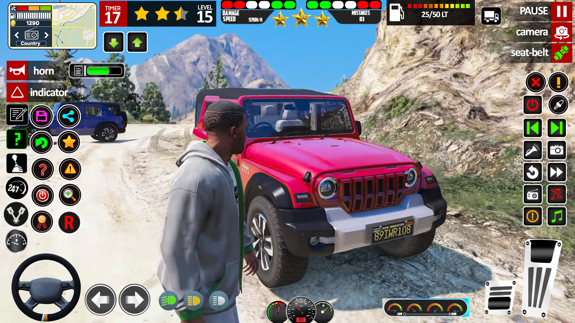اسکرین شات 4 بازی Offroad Jeep Driving Games 3d