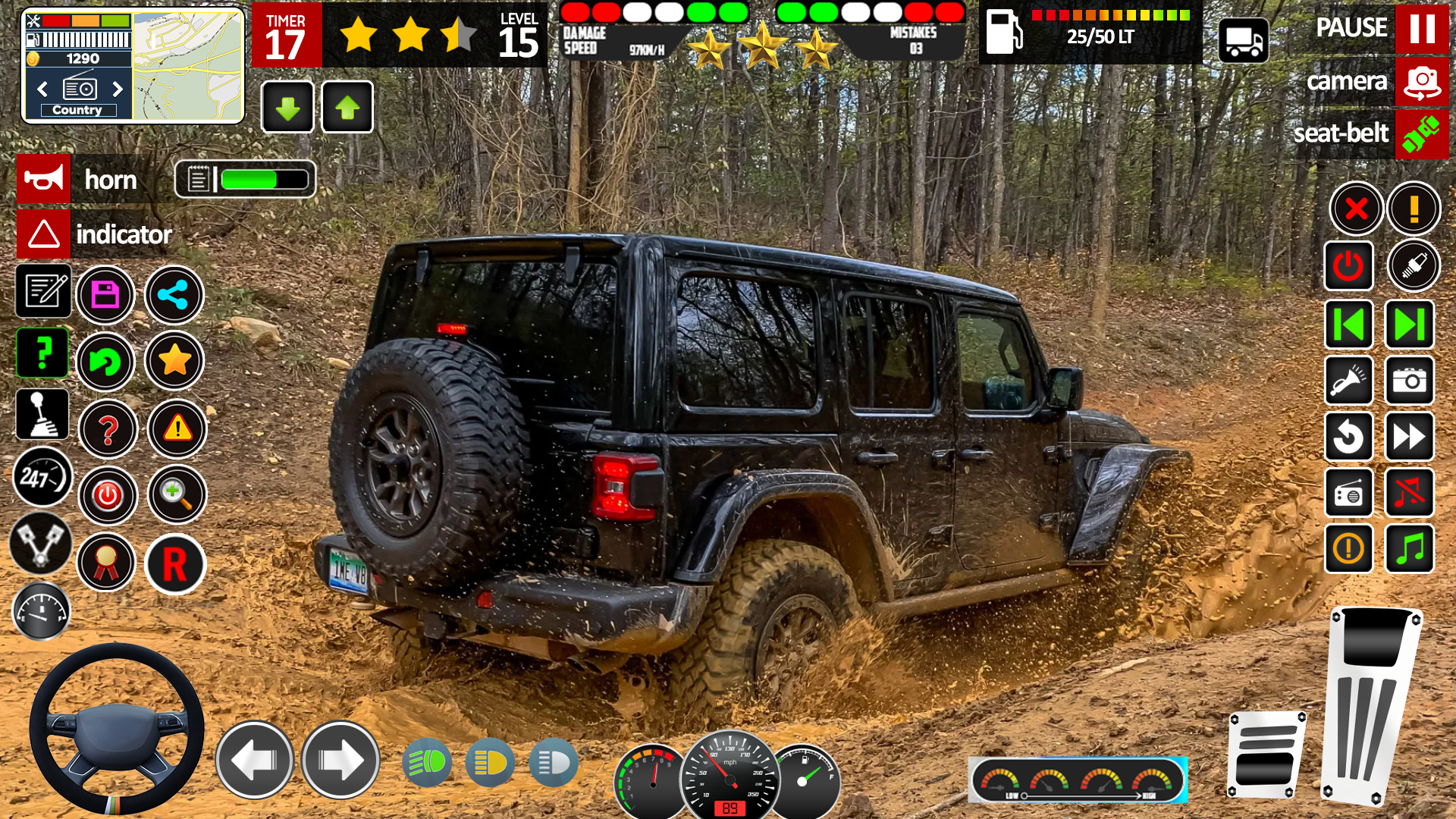 اسکرین شات 3 بازی Offroad Jeep Driving Games 3d