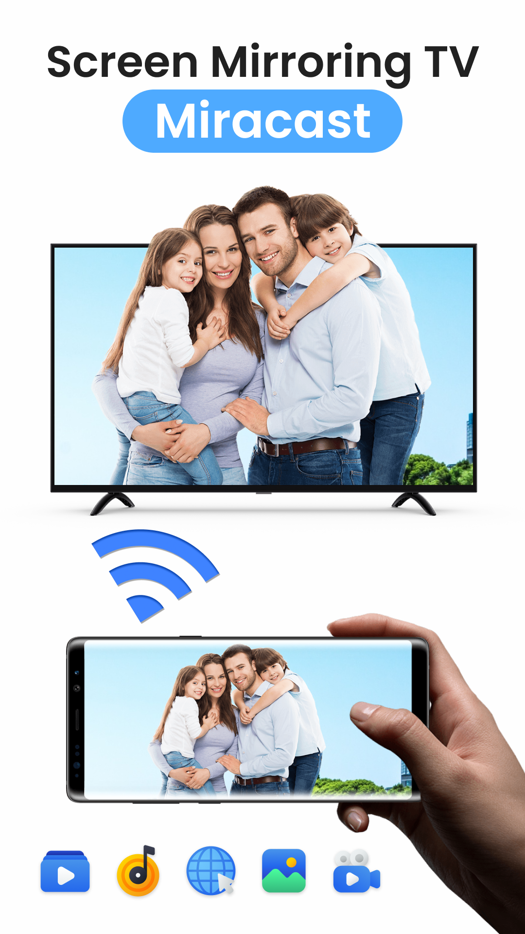 اسکرین شات 1 برنامه Miracast for android to tv