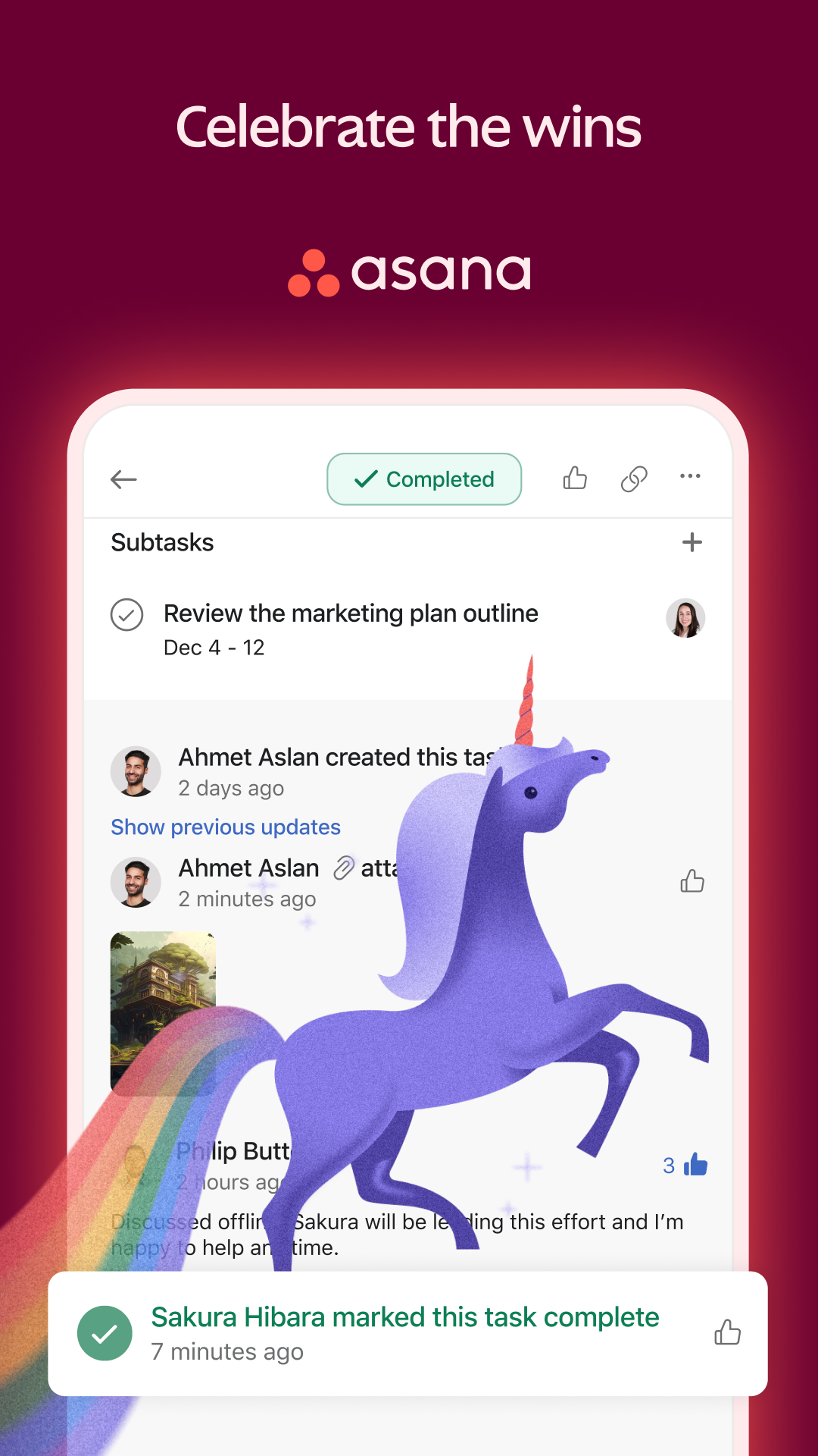 اسکرین شات 7 برنامه Asana: Where work connects
