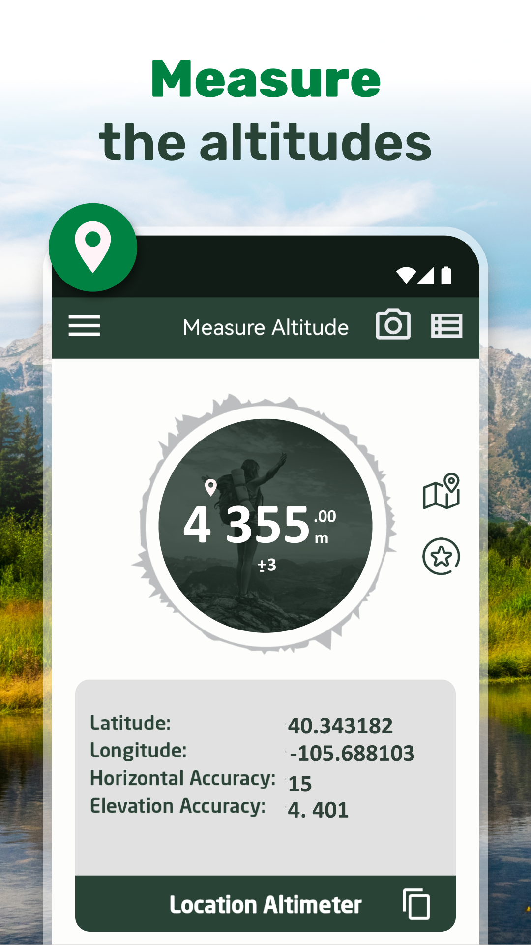 اسکرین شات 5 برنامه Altitude Meter - Altimeter App