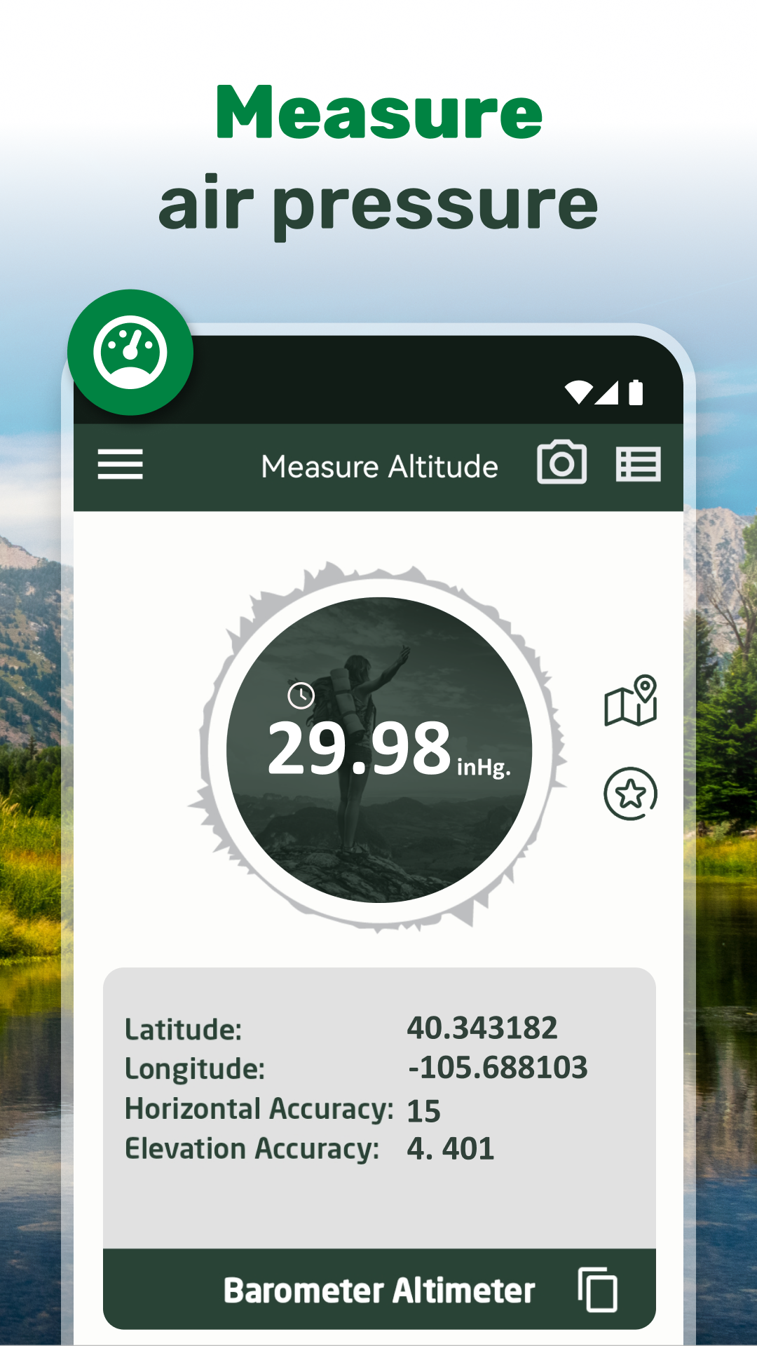 اسکرین شات 6 برنامه Altitude Meter - Altimeter App