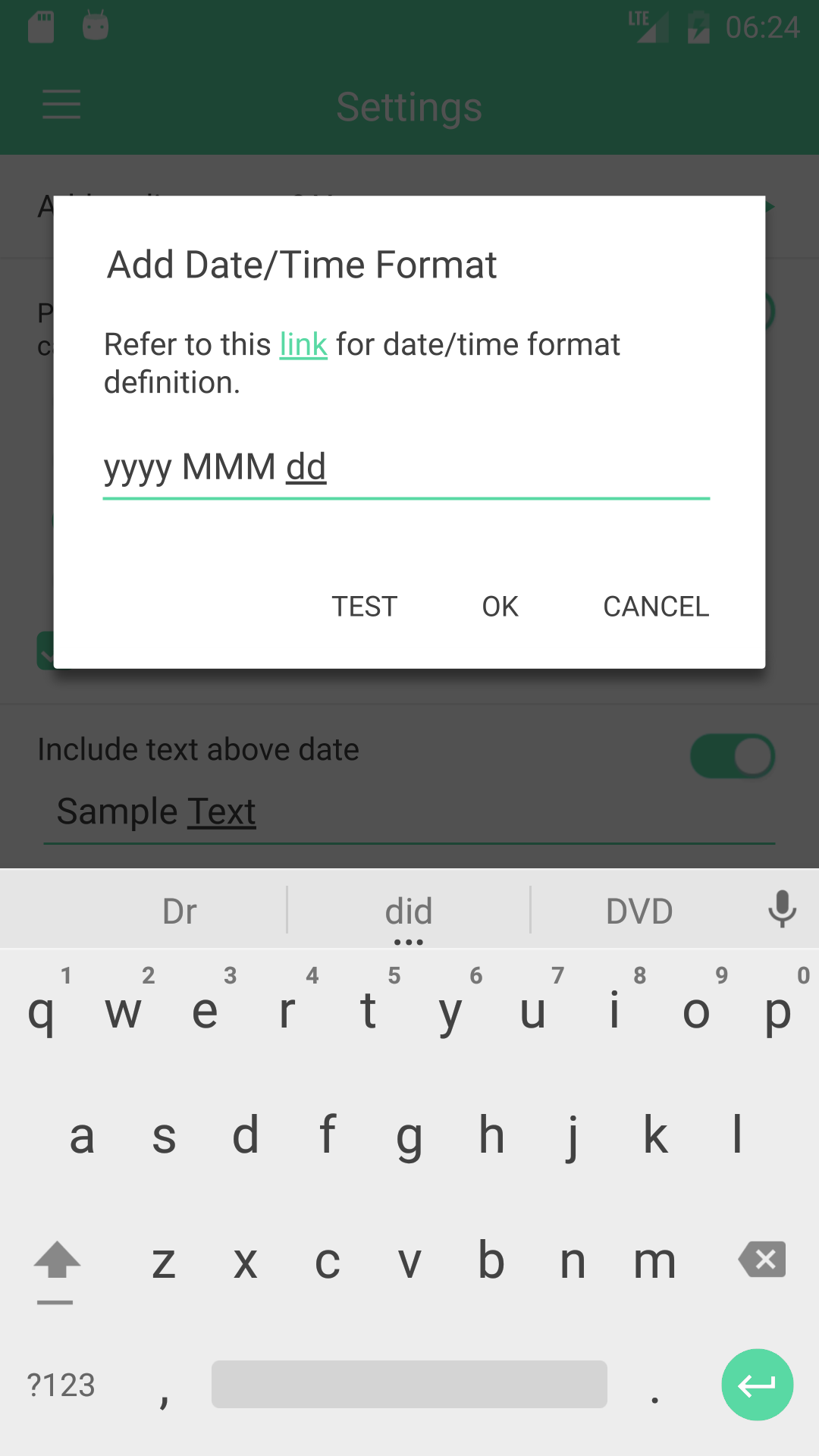 اسکرین شات 6 برنامه Camera Auto Timestamp