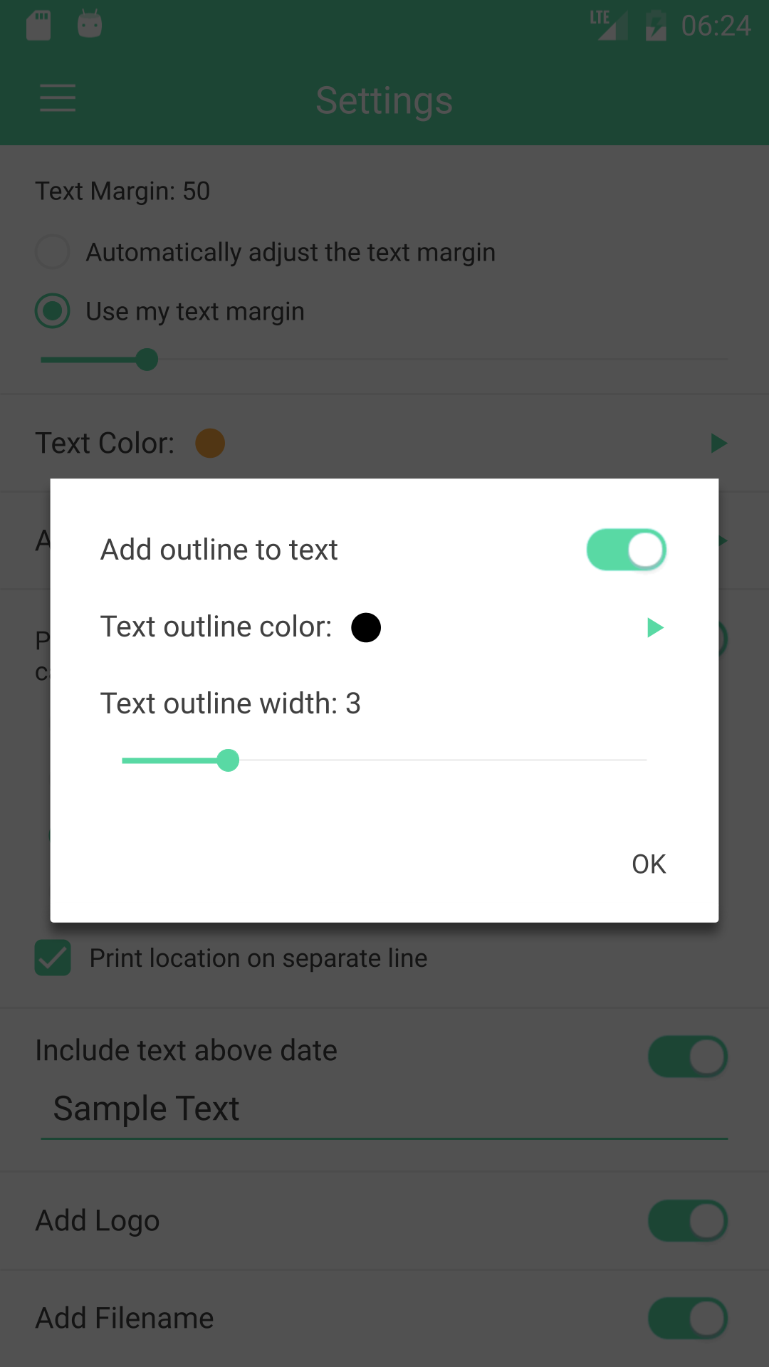 اسکرین شات 8 برنامه Camera Auto Timestamp