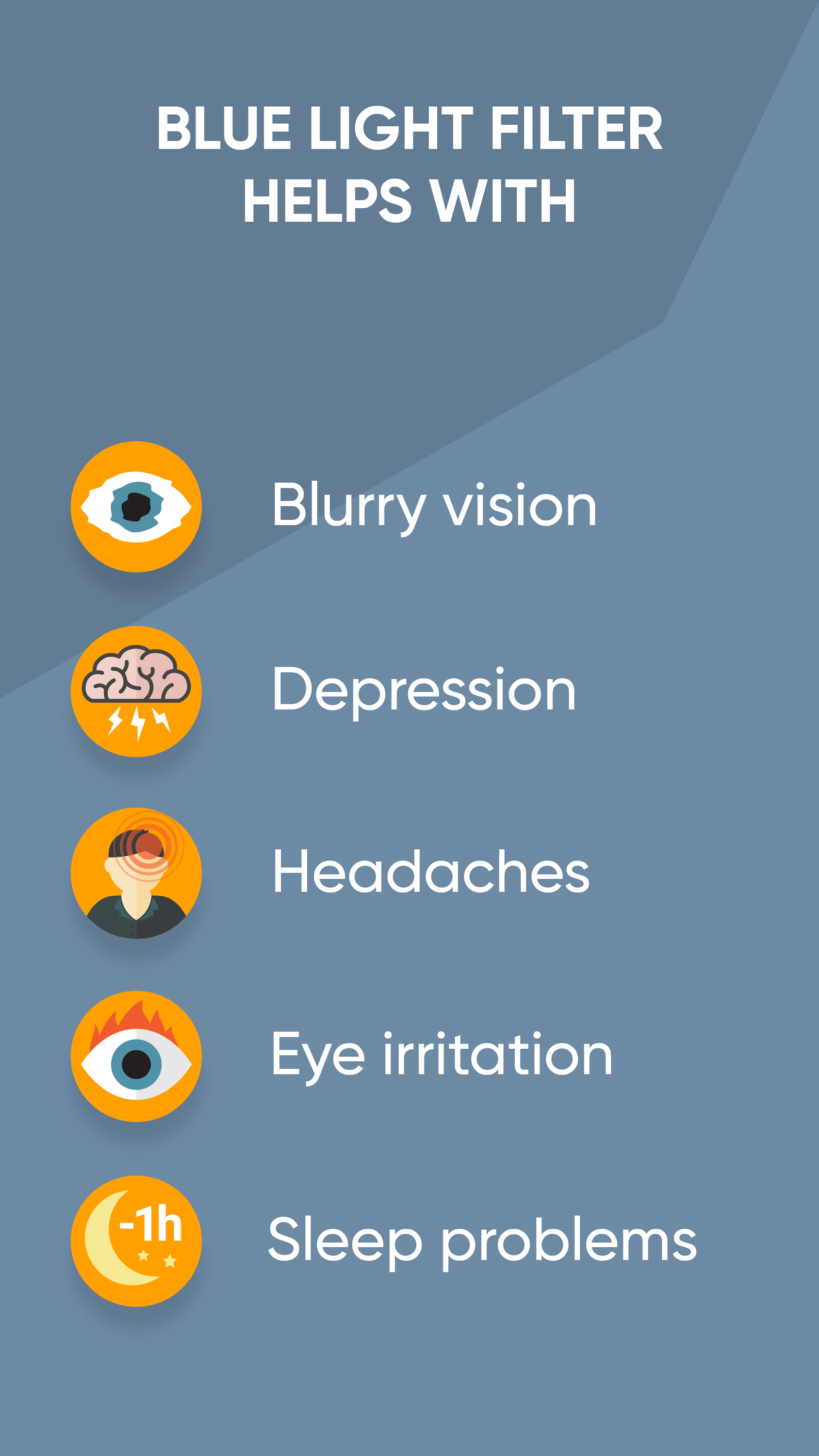 اسکرین شات 8 برنامه Night Shift: Blue light filter