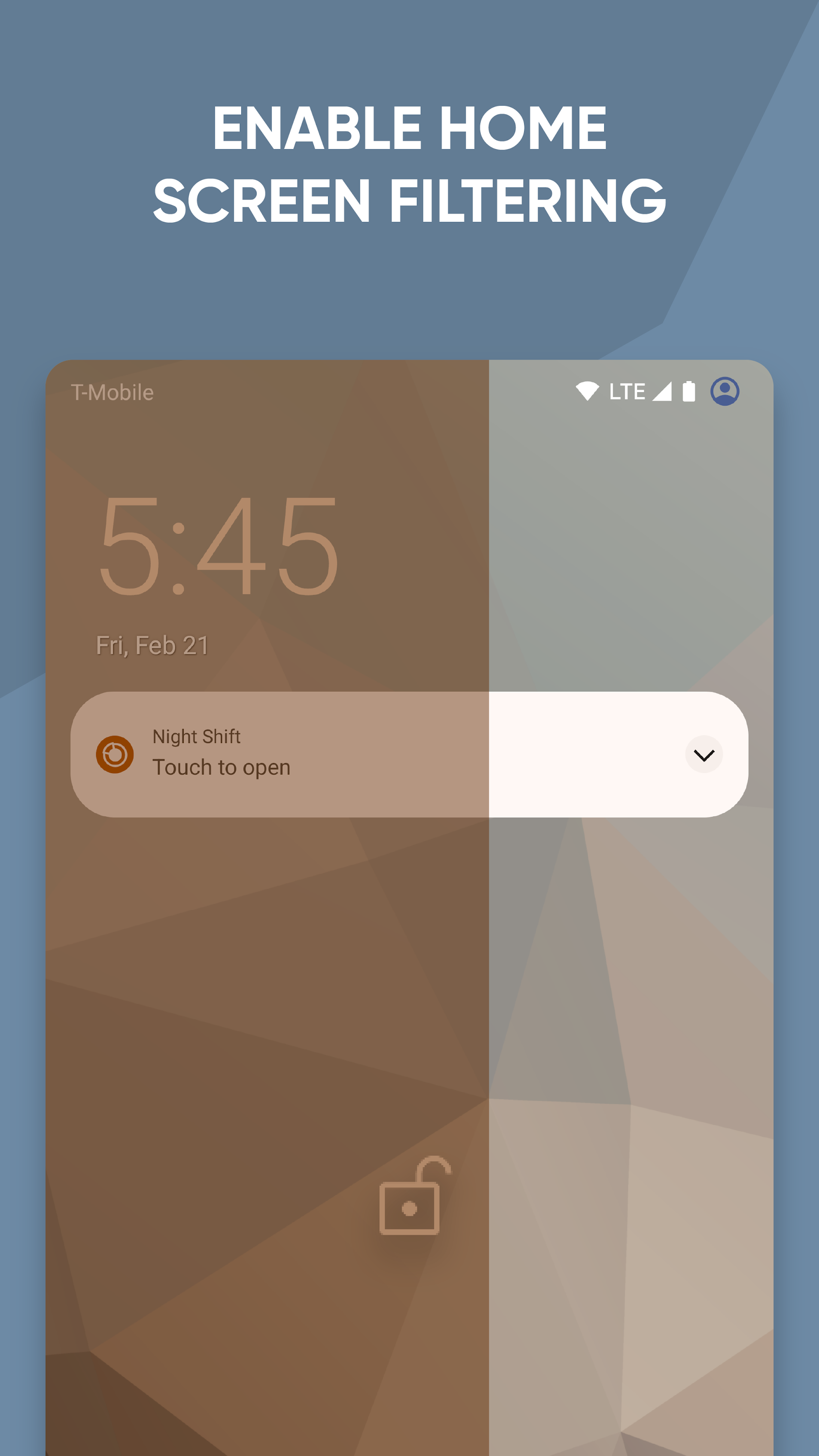 اسکرین شات 6 برنامه Night Shift: Blue light filter
