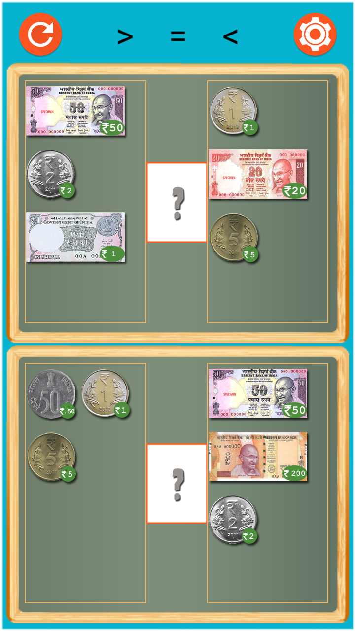 اسکرین شات 4 برنامه Learn Money Counting