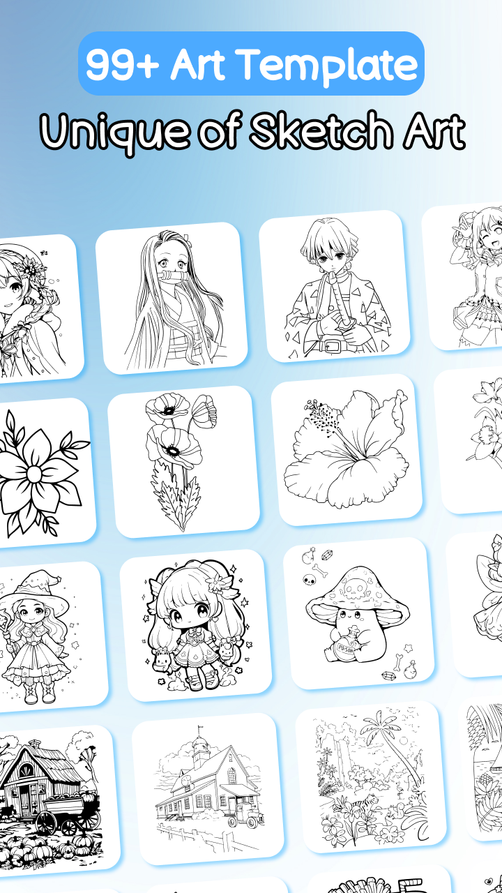 اسکرین شات 5 برنامه AR Drawing: Sketch Art & Trace