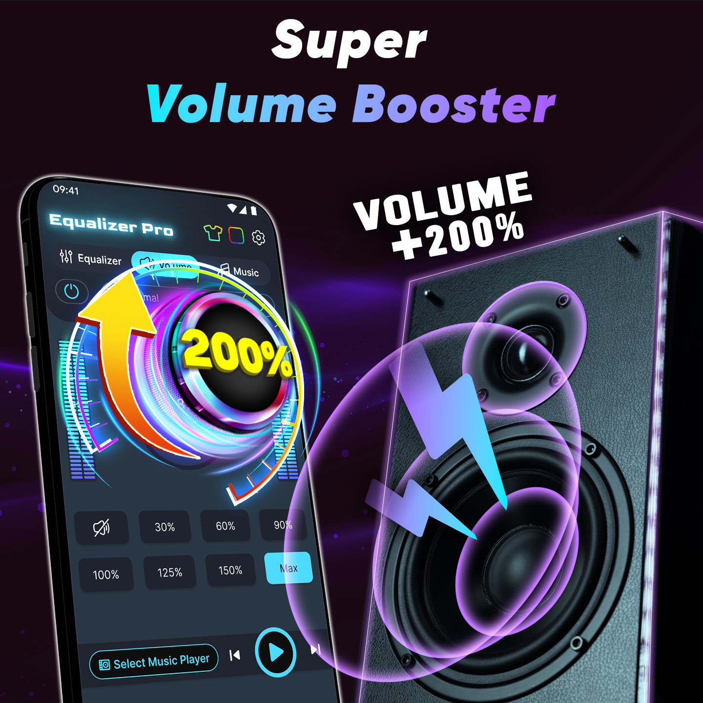 اسکرین شات 4 برنامه Equalizer Bass Booster Volume