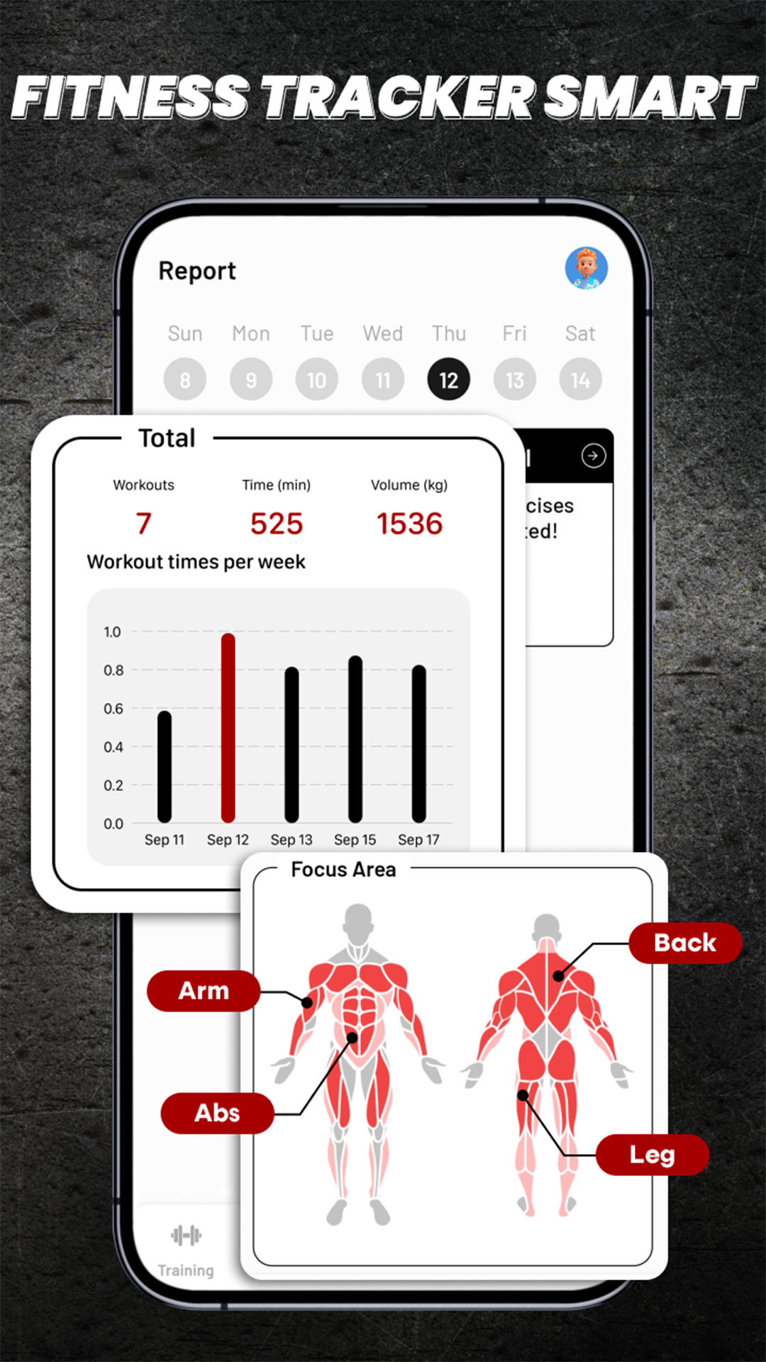 اسکرین شات 8 برنامه Gym Workout Tracker & Fitness