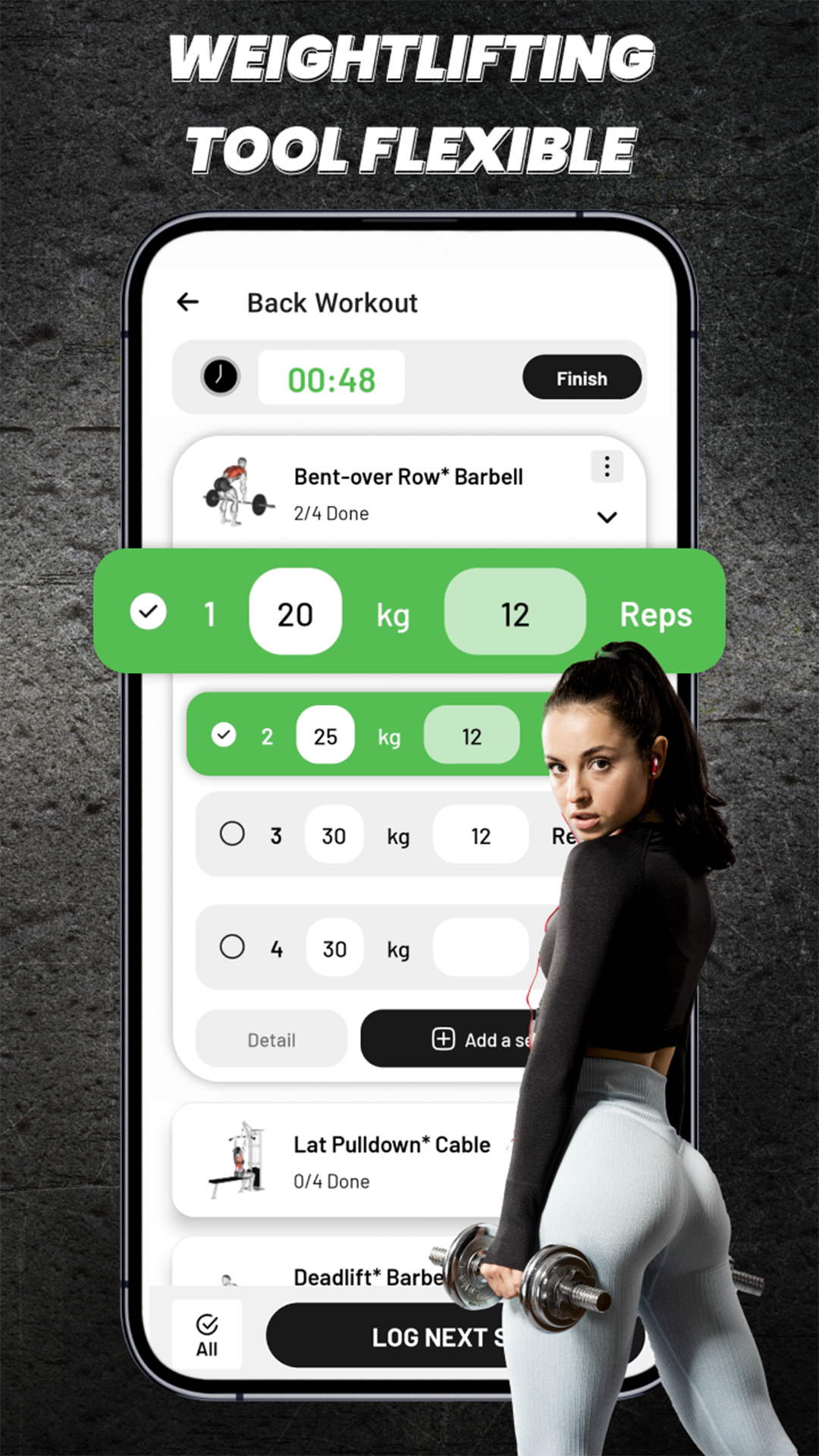 اسکرین شات 6 برنامه Gym Workout Tracker & Fitness