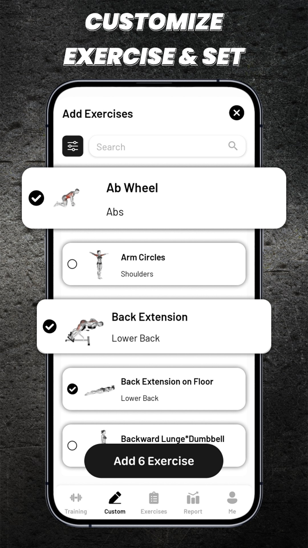اسکرین شات 5 برنامه Gym Workout Tracker & Fitness