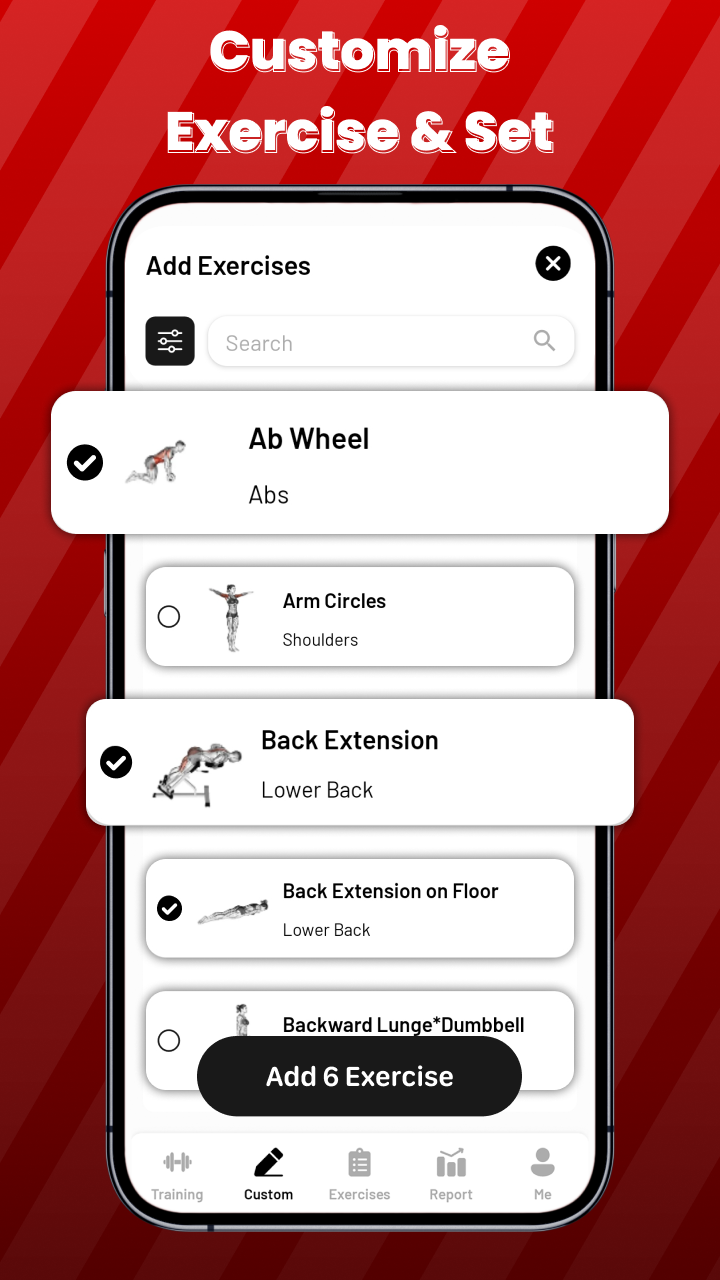 اسکرین شات 5 برنامه Gym Workout Tracker & Fitness