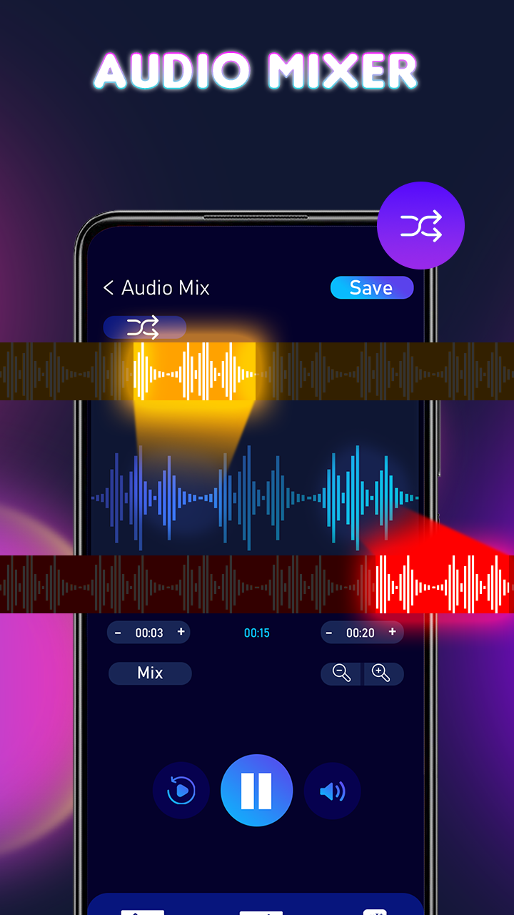اسکرین شات 5 برنامه Ringtone Maker - Audio Editor
