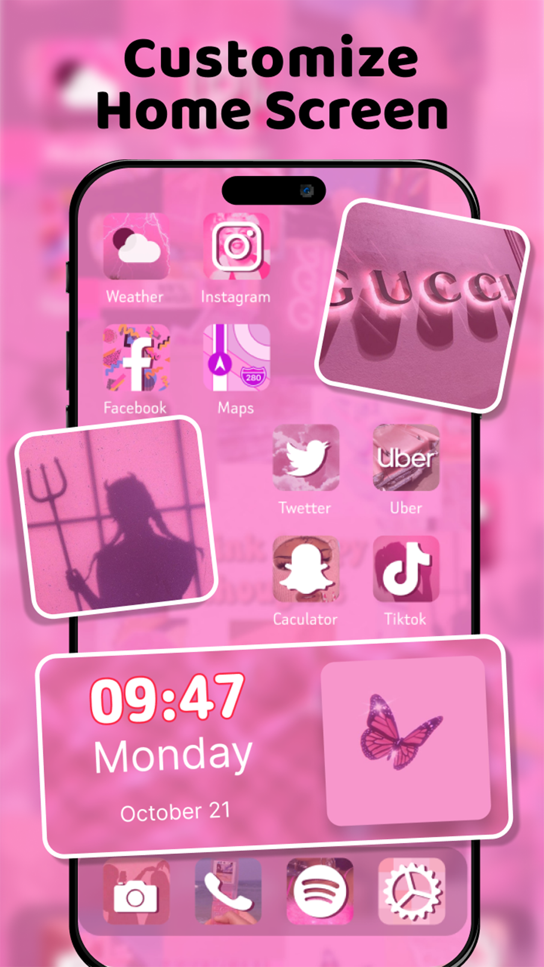 اسکرین شات 1 برنامه Themes - Widgets, Icon Changer