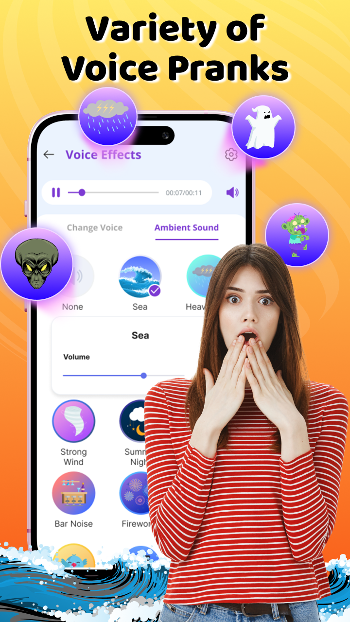 اسکرین شات 3 برنامه AI Voice Changer Sound Effects