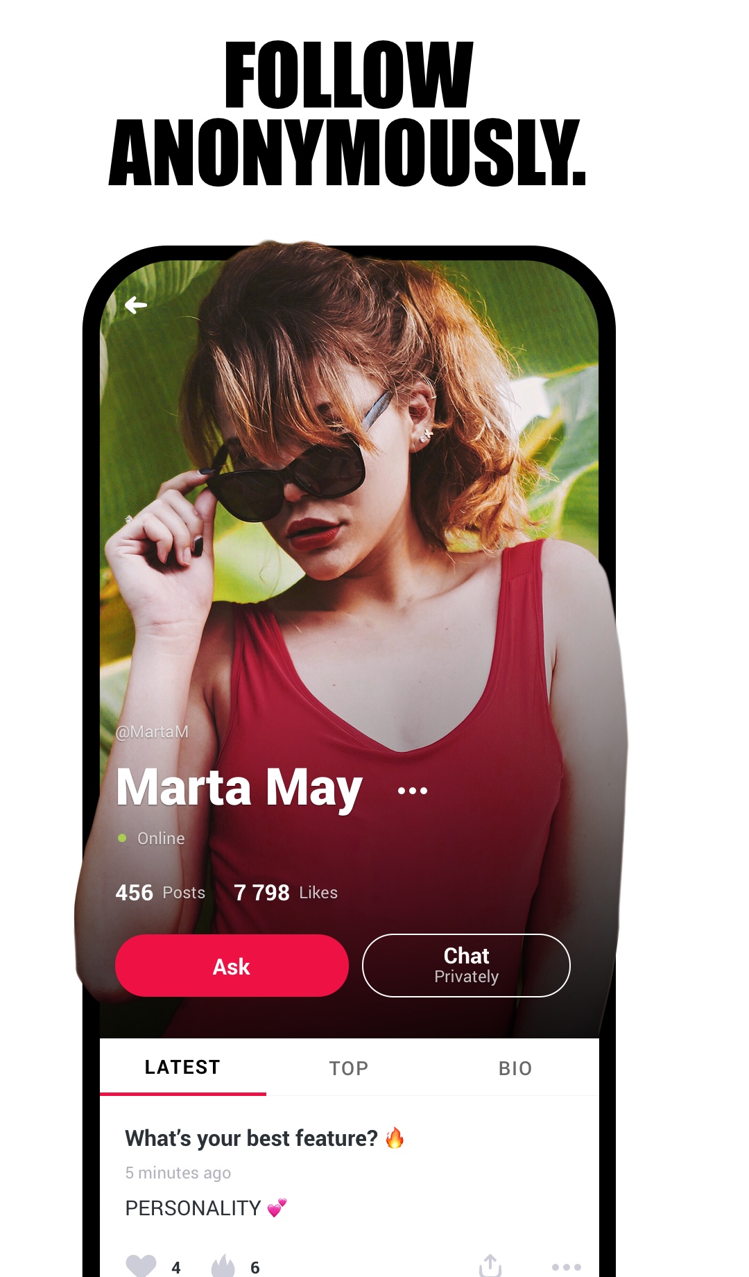 اسکرین شات 3 برنامه ASKfm: Ask & Chat Anonymously
