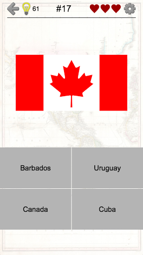 اسکرین شات 5 بازی American Countries and Caribbean: Flags, Maps Quiz