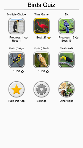 اسکرین شات 3 بازی Bird World - Quiz about Famous Birds of the Earth