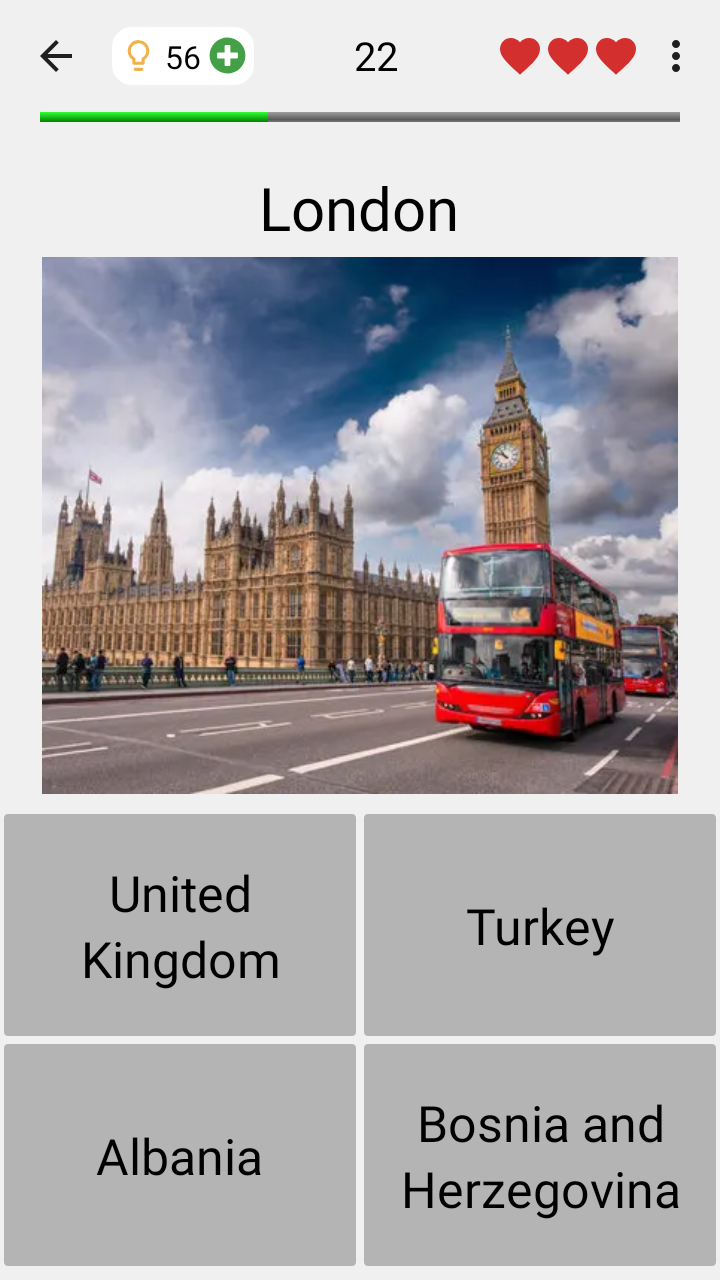 اسکرین شات 1 بازی Capitals of the World - Quiz
