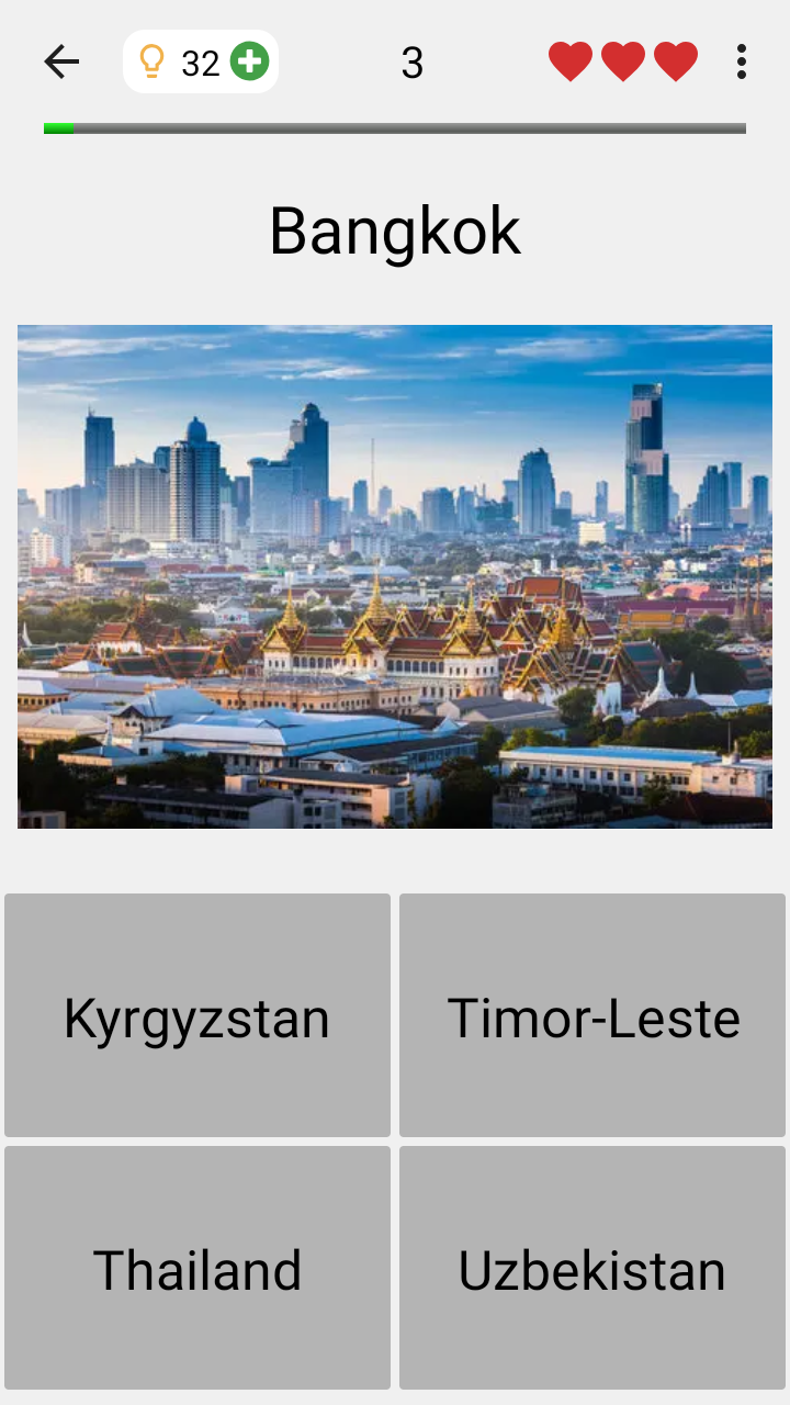 اسکرین شات 5 بازی Capitals of the World - Quiz
