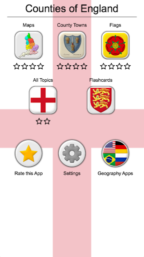 اسکرین شات 3 بازی Counties of England - Quiz on county towns & flags