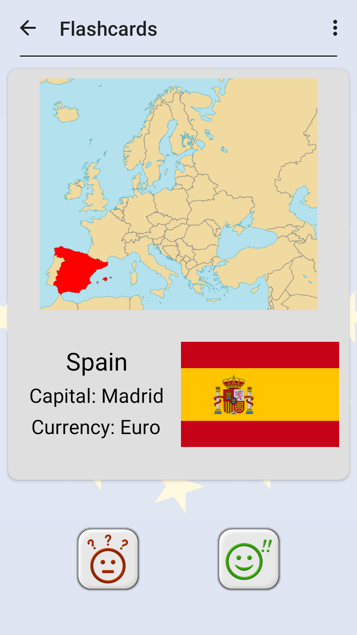 اسکرین شات 4 بازی European Countries - Maps Quiz