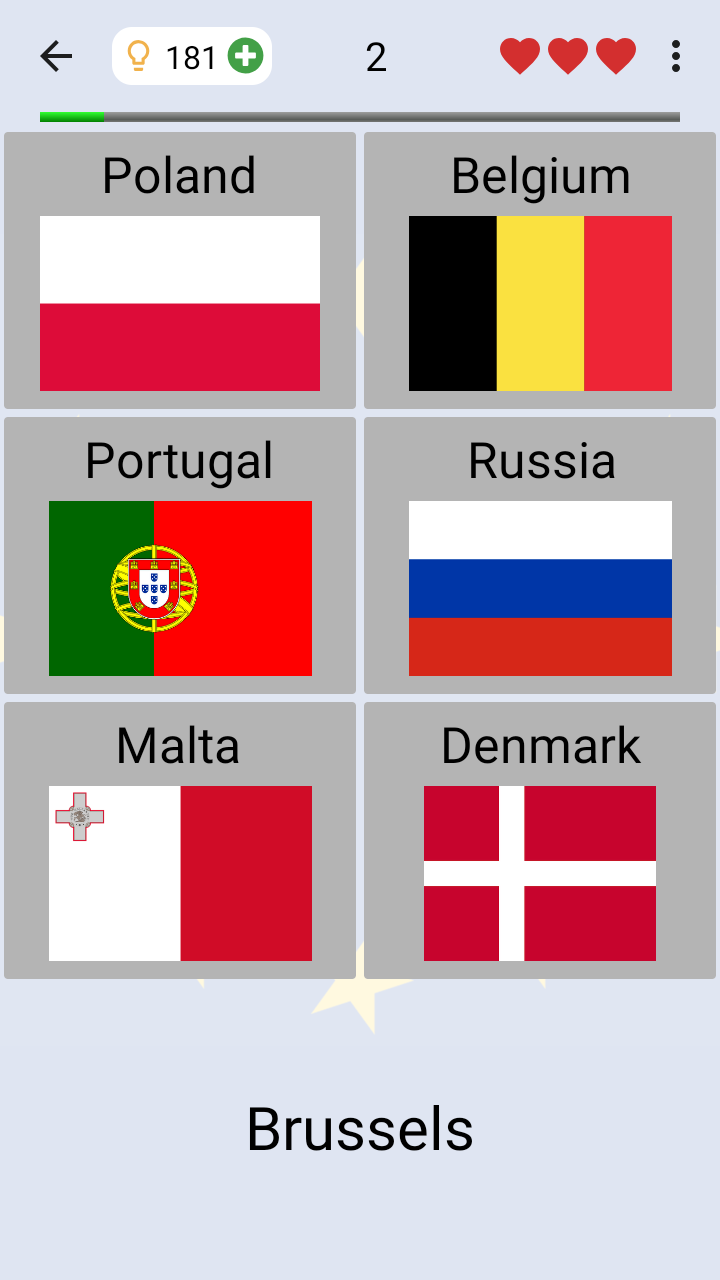 اسکرین شات 5 بازی European Countries - Maps Quiz