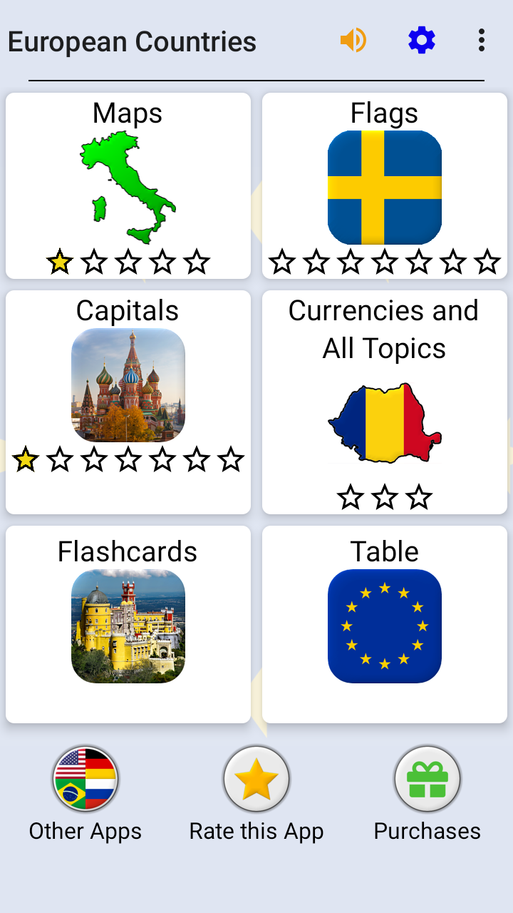 اسکرین شات 3 بازی European Countries - Maps Quiz