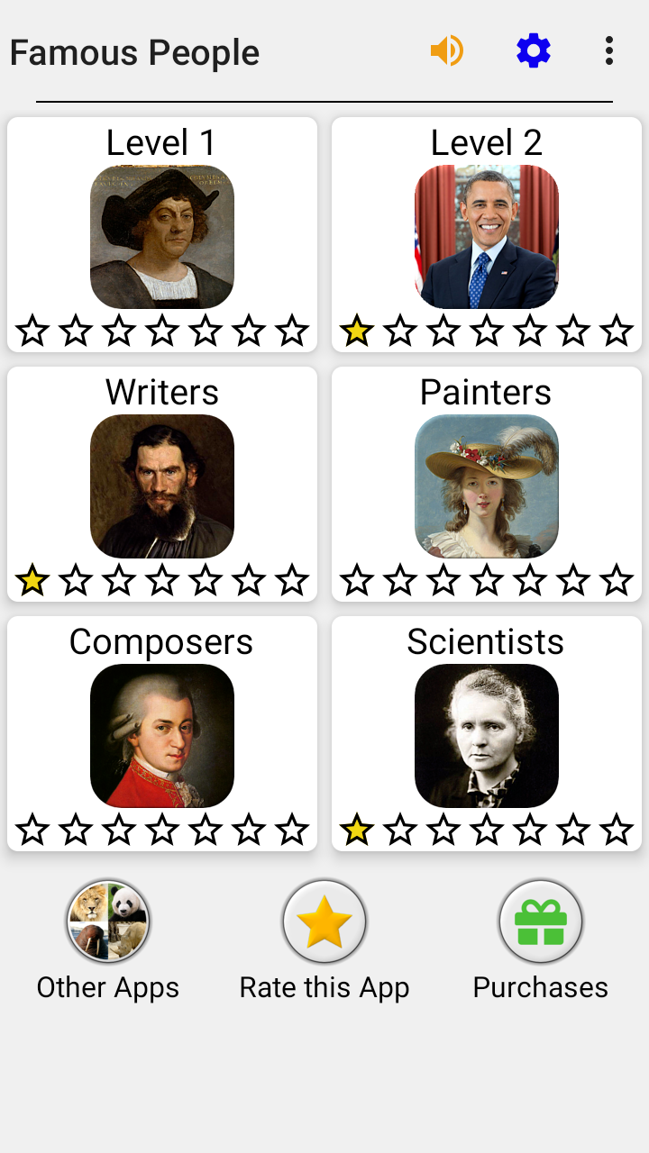اسکرین شات 3 بازی Famous People - History Quiz