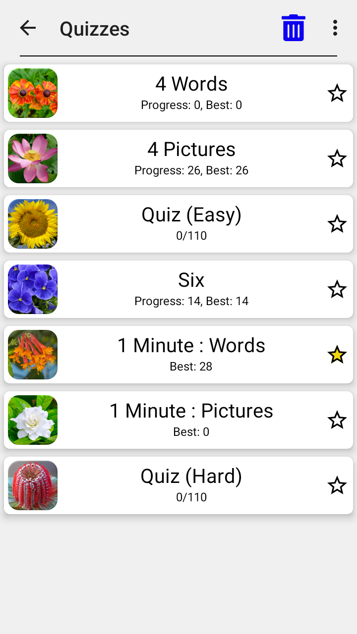 اسکرین شات 5 بازی Flowers Quiz - Identify Plants
