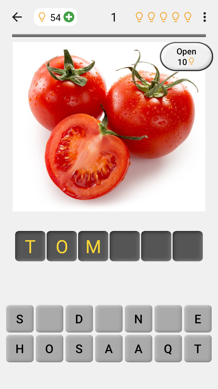 اسکرین شات 1 بازی Fruit and Vegetables - Quiz