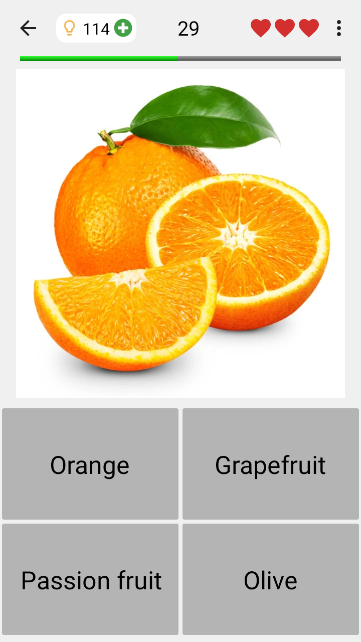 اسکرین شات 4 بازی Fruit and Vegetables - Quiz